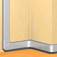 Parapetni razvod aluminijumski 105x65, bez poklopca