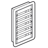 XL3-160: Orman za modularnu opremu (5x24) opremljen sinama i prednjim maskama, 995x670x100mm, bez vrata, ugradni