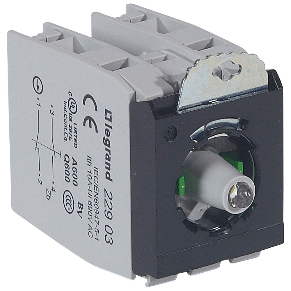 OS BLOK 230V~/= 2NO/NC BEO 