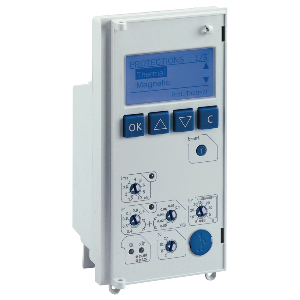 MP4 LI: elektronska zastitna jedinica za DMX3, Ir=0,4-1In, tr=5-30s, Im=1.5-10Ir
