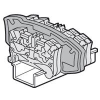 VIKING3: izolaciona pregrada za dvostruke kleme 4mm2 sa automatskim prikljuckom 