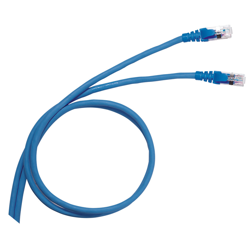 VDI: kabl, L=1.0m: RJ 45 + RJ 45, kat. 6, 100 Oma, bez ekrana, FTP