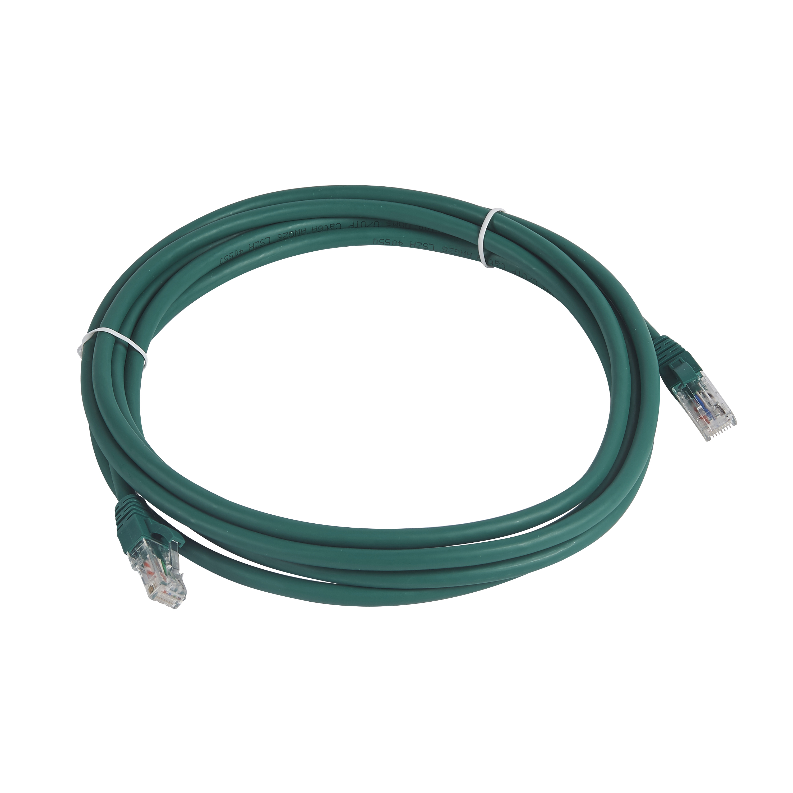LCS3: kabl za pecovanje, U UTP, CAT 6a, RJ45+RJ45, 100 Oma, zeleni, LSOH 3m
