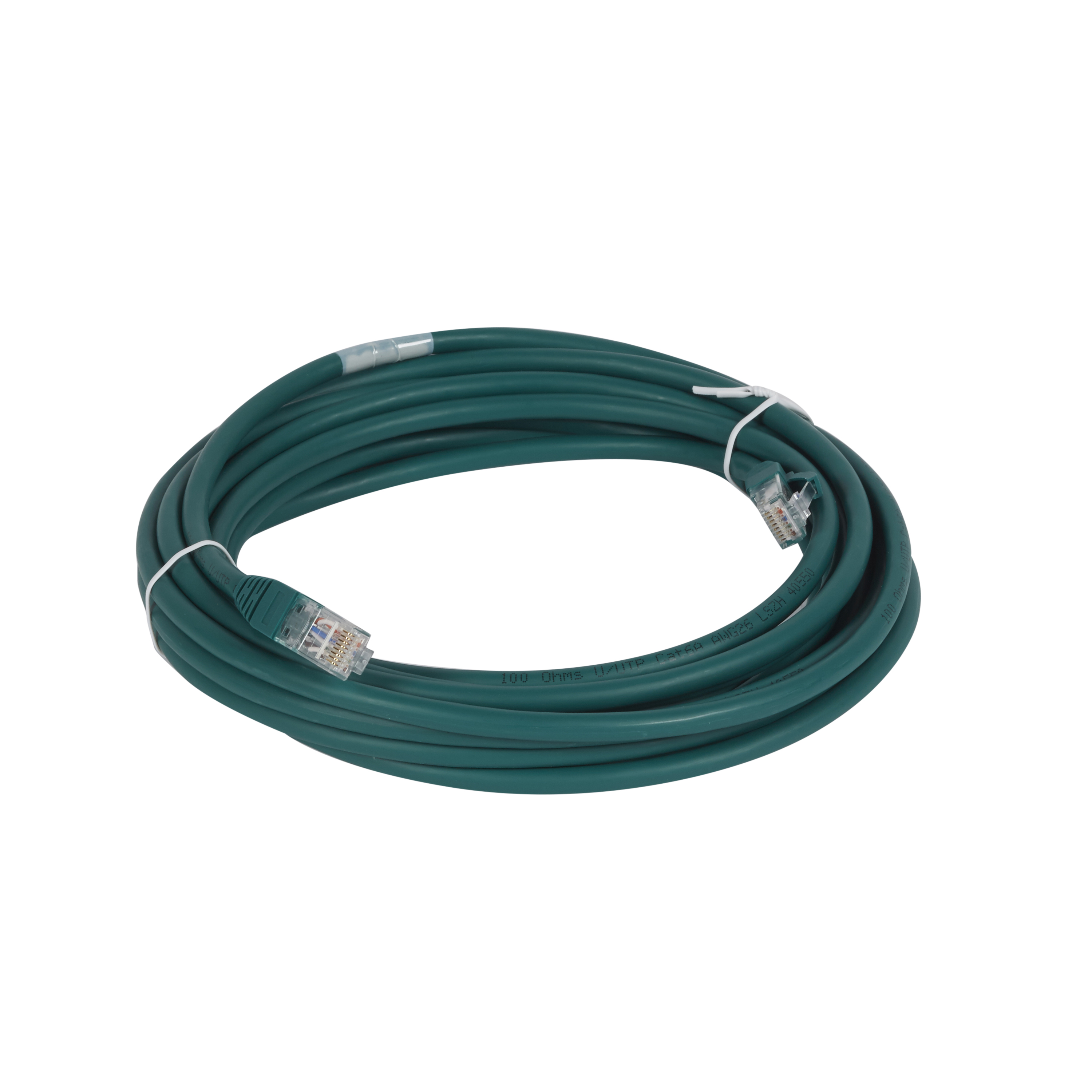 LCS3: kabl za pecovanje, U UTP, CAT 6a, RJ45+RJ45, 100 Oma, zeleni, LSOH 5m