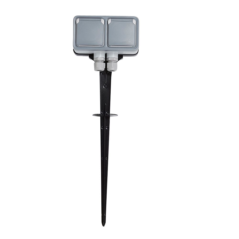 GDN TWIN OUTLET EXT AUT S/M GY