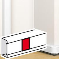 COVER JOINT WIDTH 45 WHITE