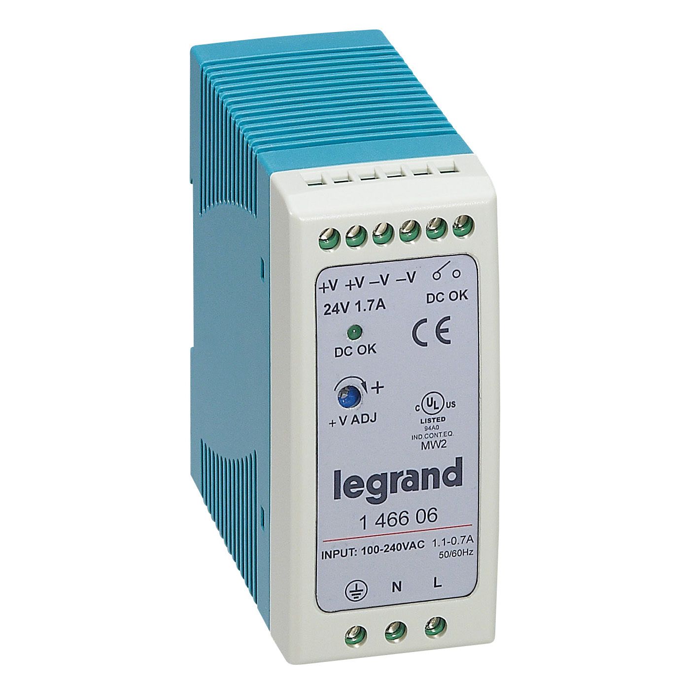 Ispravljac - stabilisani prekidacki izvor, 100...240VAC/24V DC: 40W, 1.7A