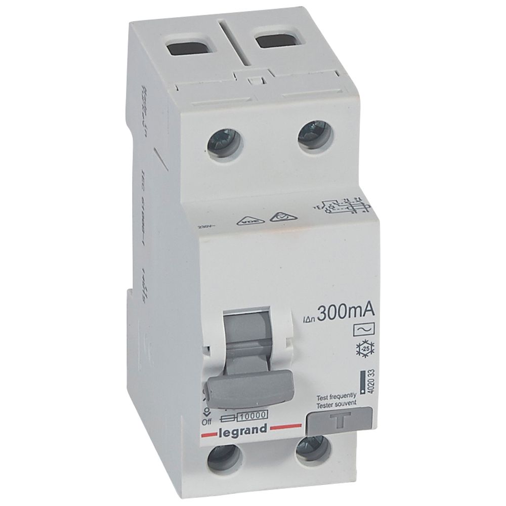 RX3: diferencijalna sklopka 2P, 40A, 300mA - tip AC