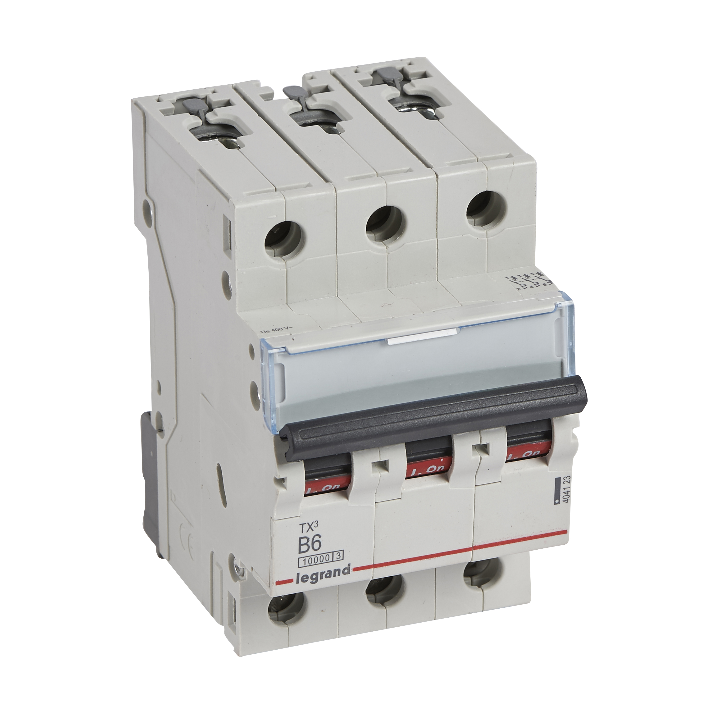 TX3: automatski osigurac 3P, 10kA, kriva "B", 6A