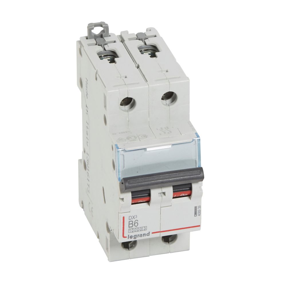 DX3: automatski osigurac 2P, 16kA, kriva "B", 6A  