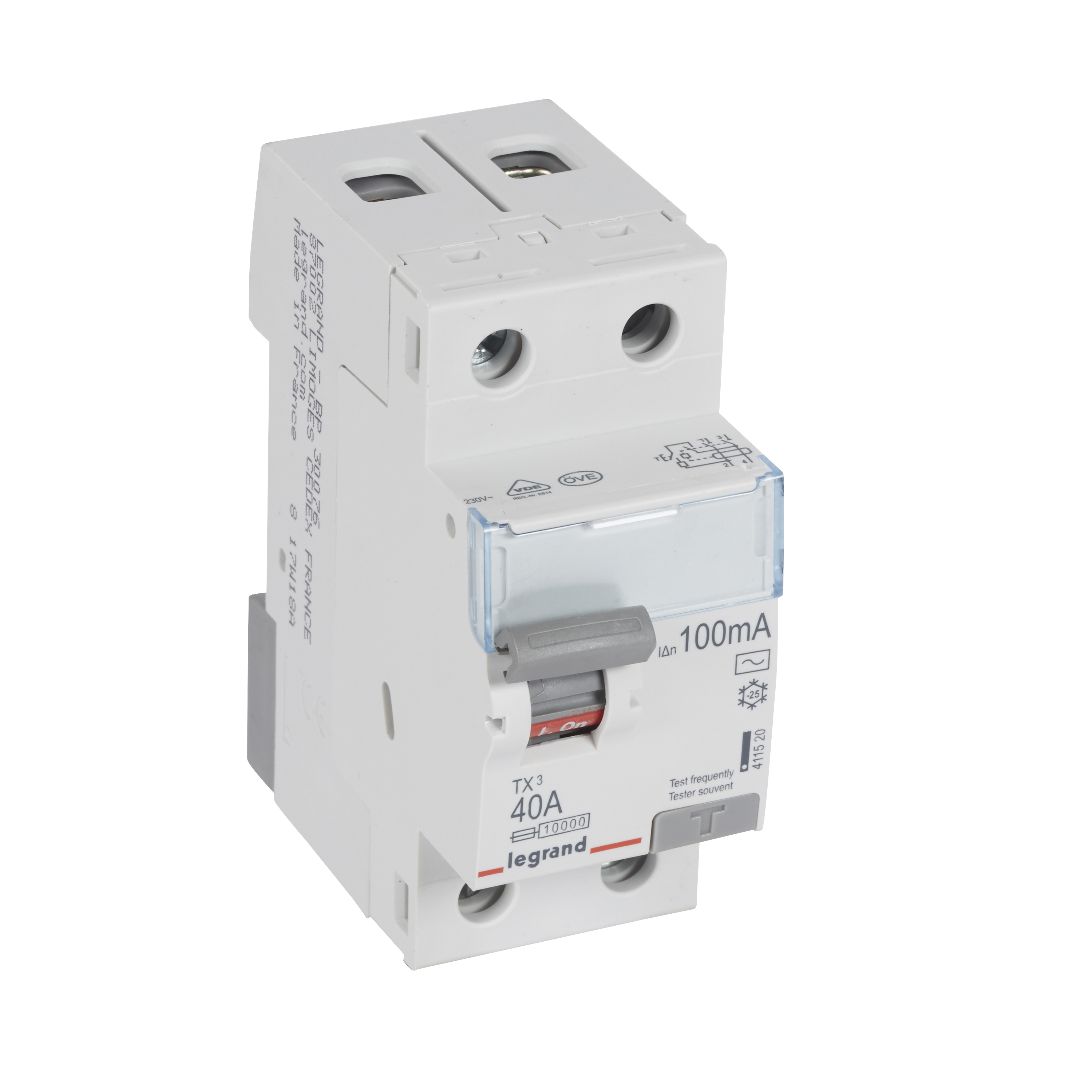 TX3 RCD 2P 40A AC 100MA