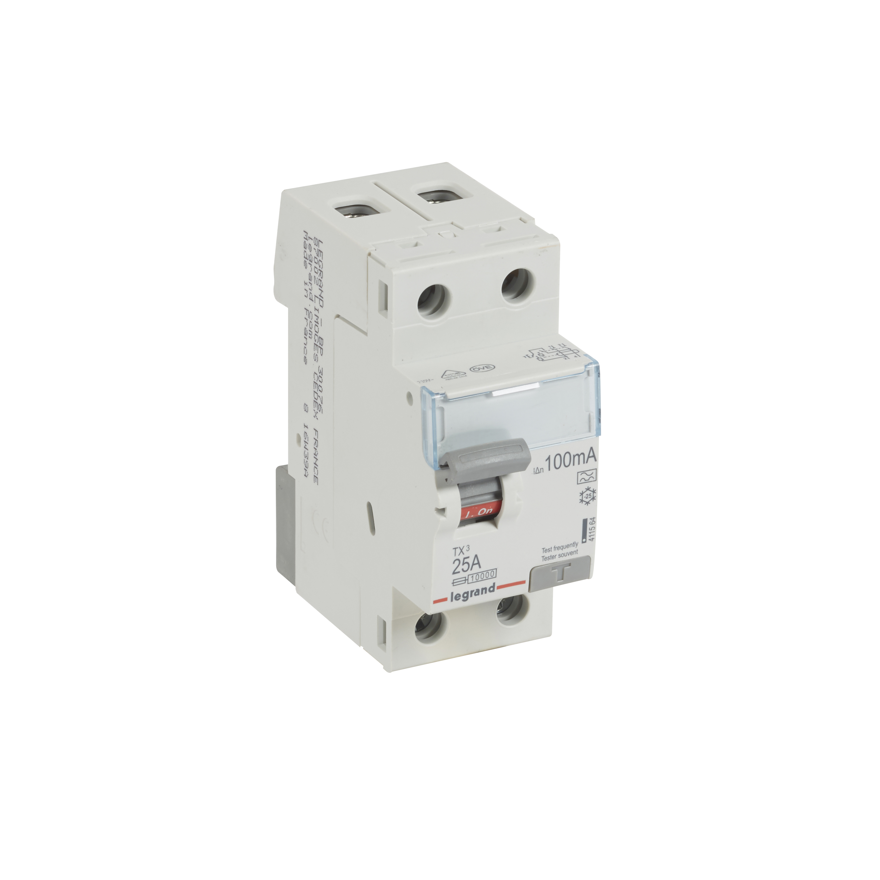 TX3 RCD 2P 25A A 100MA