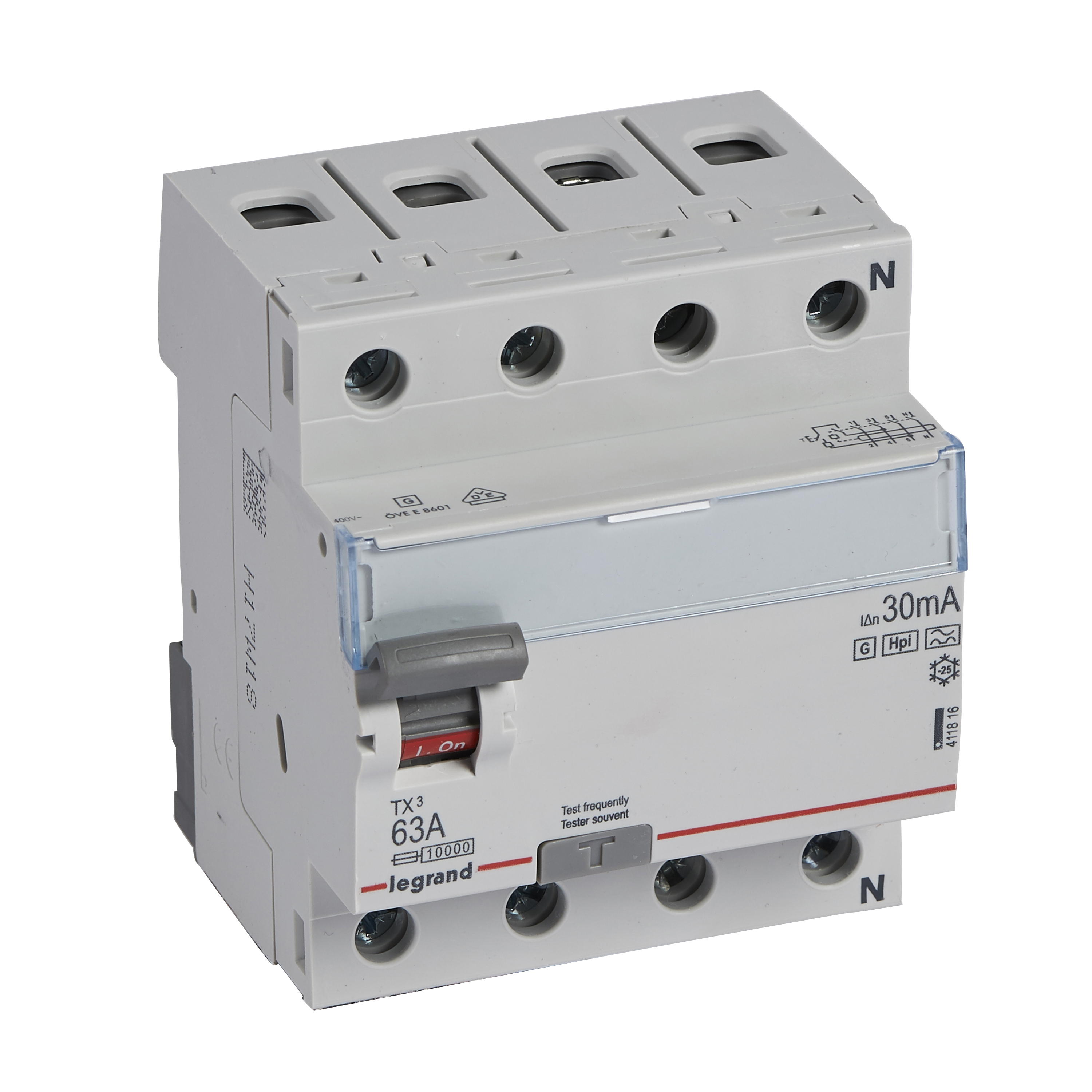 TX3 RCD 4P 63A HPI 30mA