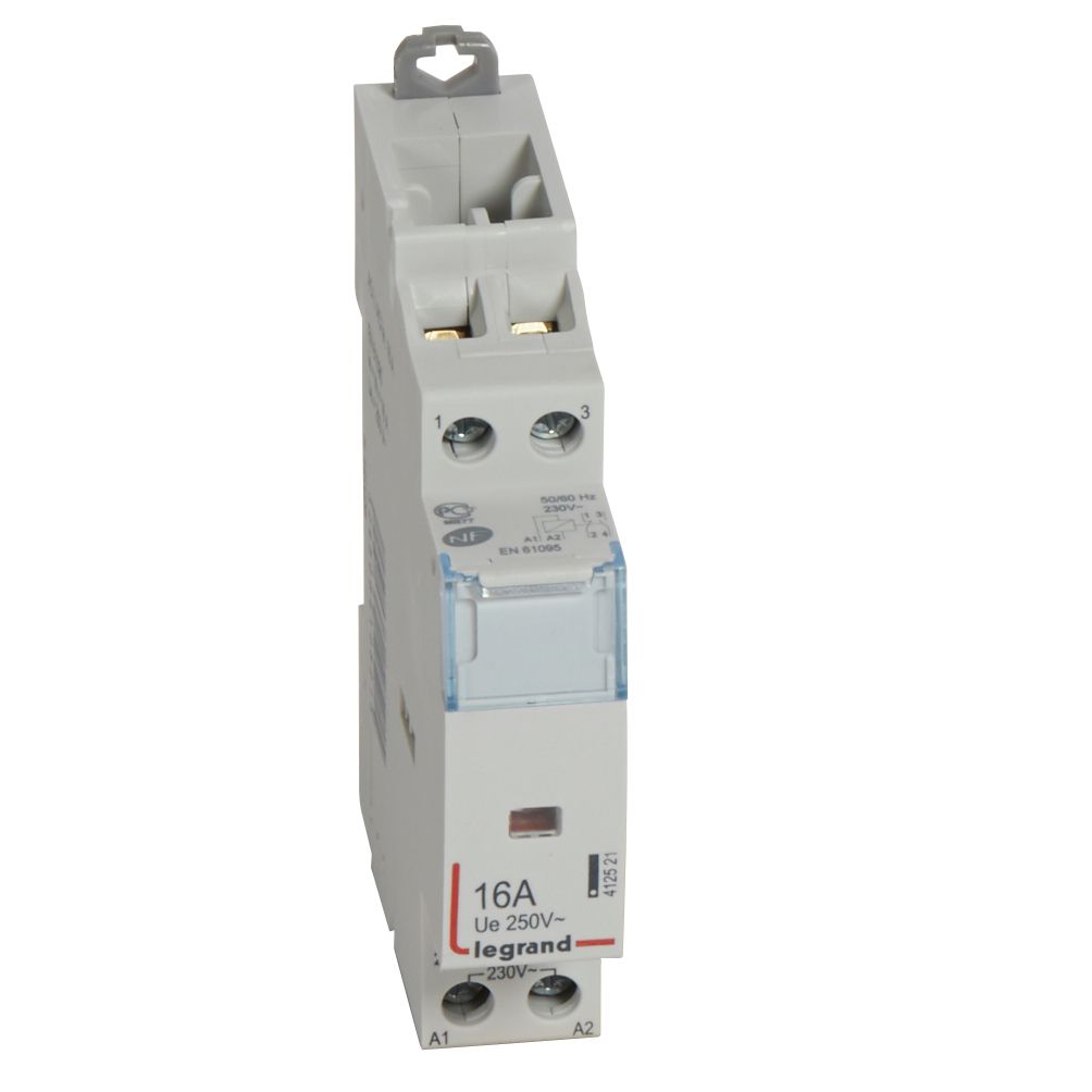 CX3: kontaktor modularni bez rucice, 2P, 16A, kal. 230V AC, NO+NC