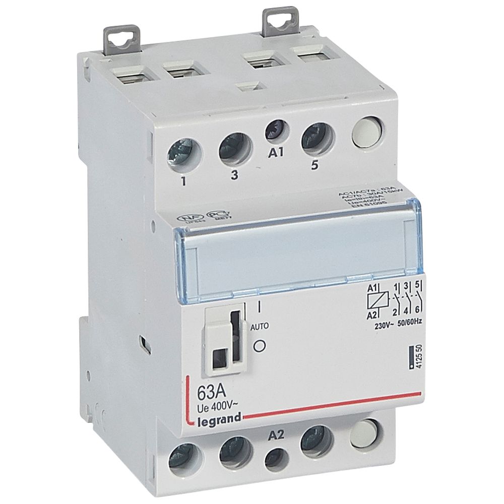 CX3: kontaktor modularni, 3P, 63A, kal. 230V AC, 3NO