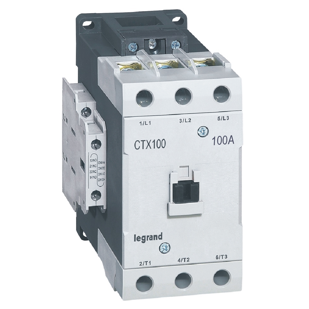 CTX3: kontaktor, 3P, 100A (AC-3), 160A (AC-1), kal. 230V AC, 2NO+2NC
