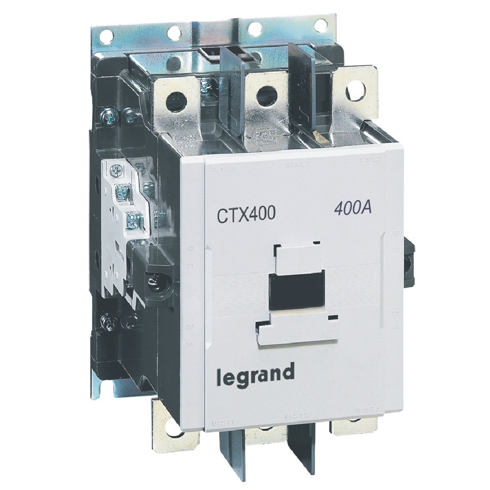 CTX3: kontaktor, 3P, 400A (AC-3), kal. 100-240V AC/DC, 2NO+2NC