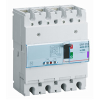 DPX3: kompakt prekidac 250A, 4P, F, FC, In=160A, Un=380/415V (Icu=50kA, Ics=100%Icu), termomagnetna zastitna jedinica (In=160A, Ir=0.8-1In, Im=5-10In)