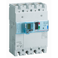 DPX3: kompakt prekidac 250A, 4P, F, FC, In=160A, Un=380/415V (Icu=70kA, Ics=100%Icu), termomagnetna zastitna jedinica (In=160A, Ir=0.8-1In, Im=5-10In), sa modulom diferencijalne zastite sa LCD (podešavanje osetljivosti: 0.03-0.3-1-3–3A, podešavanje vremena kašnjenja: 0-0.3-1-3s)