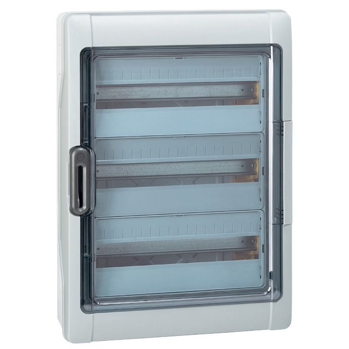 Plexo3: vodootporna spratna tabla, 3x18 modula, IP65
