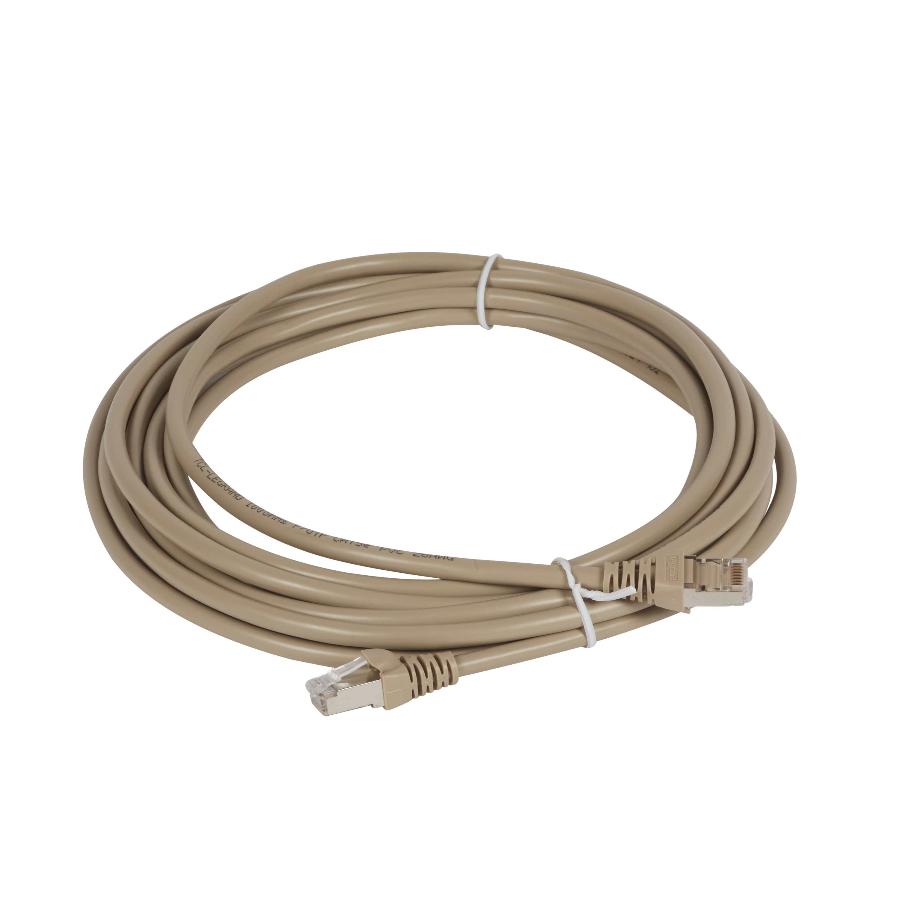 LINKEO: patch kabl, L=5.0m: RJ 45 + RJ 45, kat. 5e, 100 Oma, bez ekrana, FTP, PVC