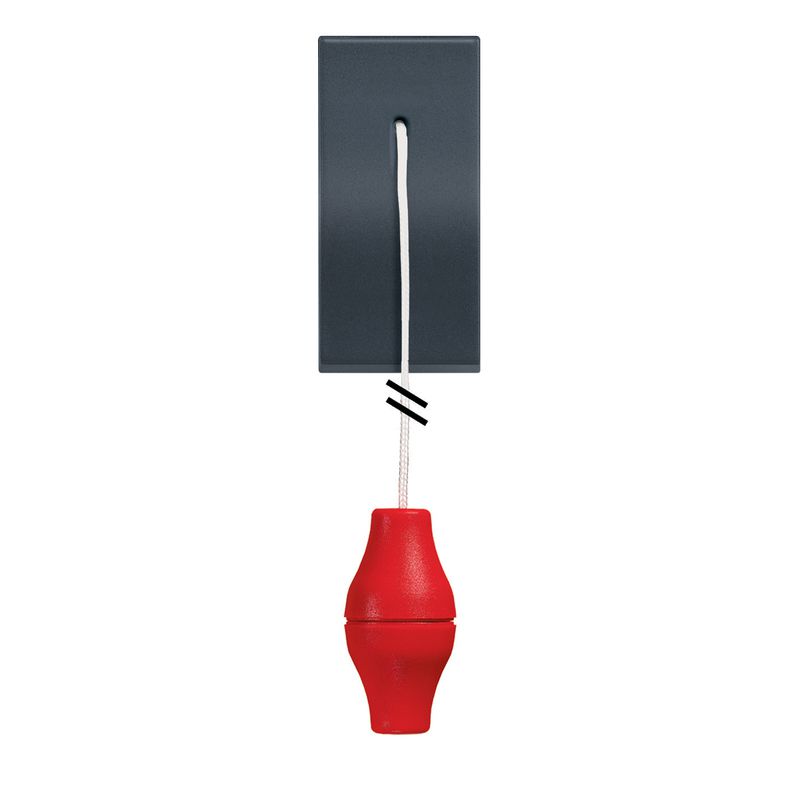 VELA: potezni taster 1M, antracit
