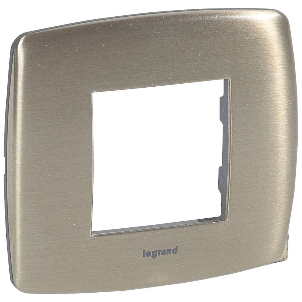 VELA:Tonda metalni okvir, 2M, saten aluminijum