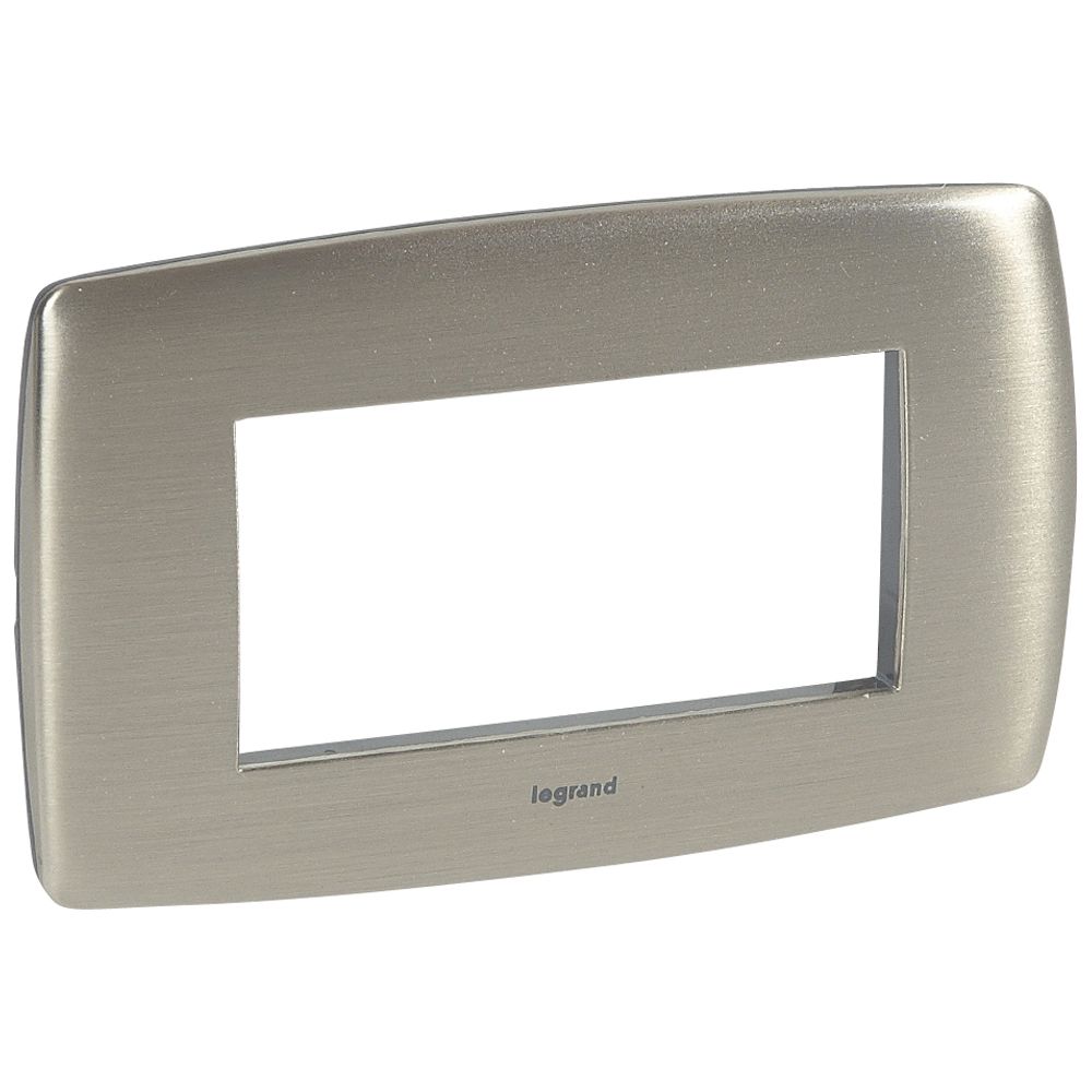 VELA:Tonda metalni okvir, 4M, saten aluminijum