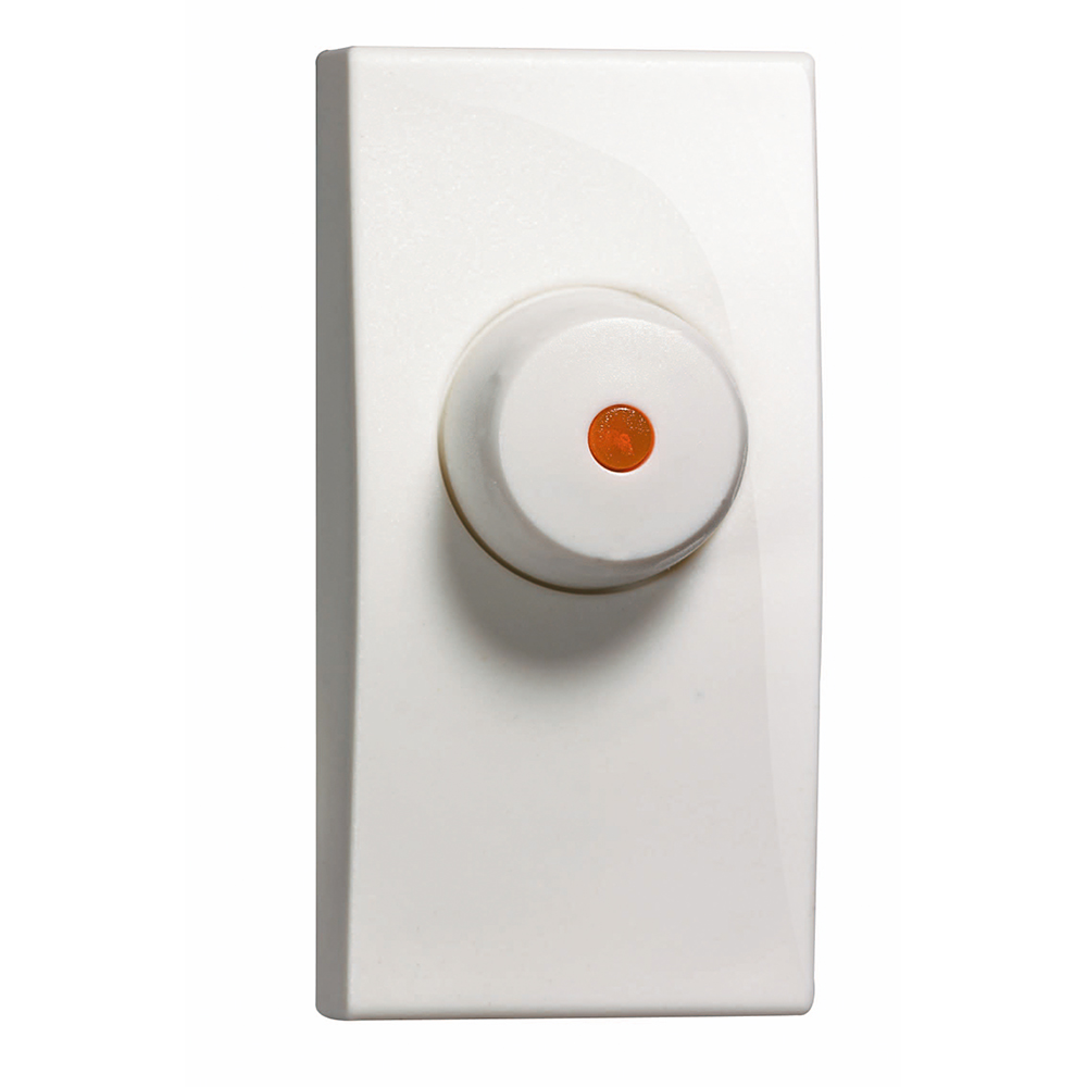 VELA: kruzni dimer 100-500W, 1M, za inkadesc. I halogene 23V,uz ref. 682729, sjajno beli