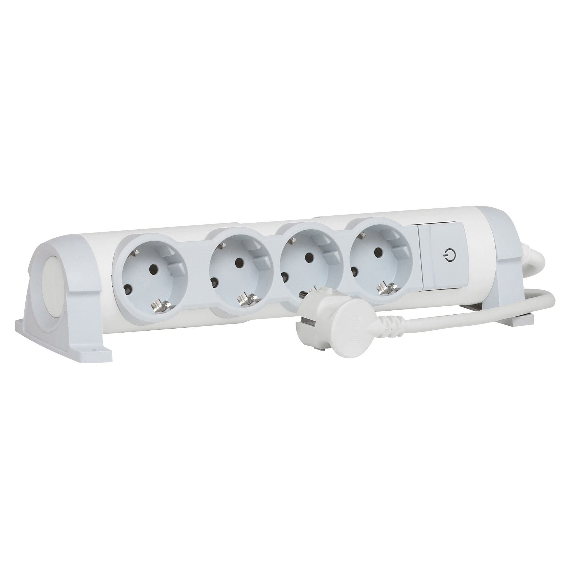 Produzni kabl sa 4 uticnice 2P+E, 16A .Nem. std., prekidacem i 3m kabla