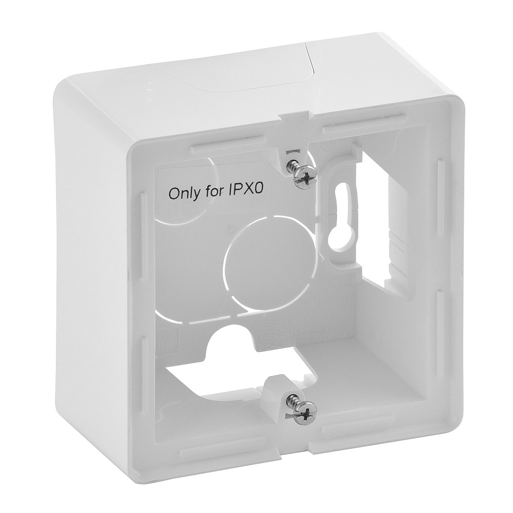 SURFACE BOX 1G WH VL