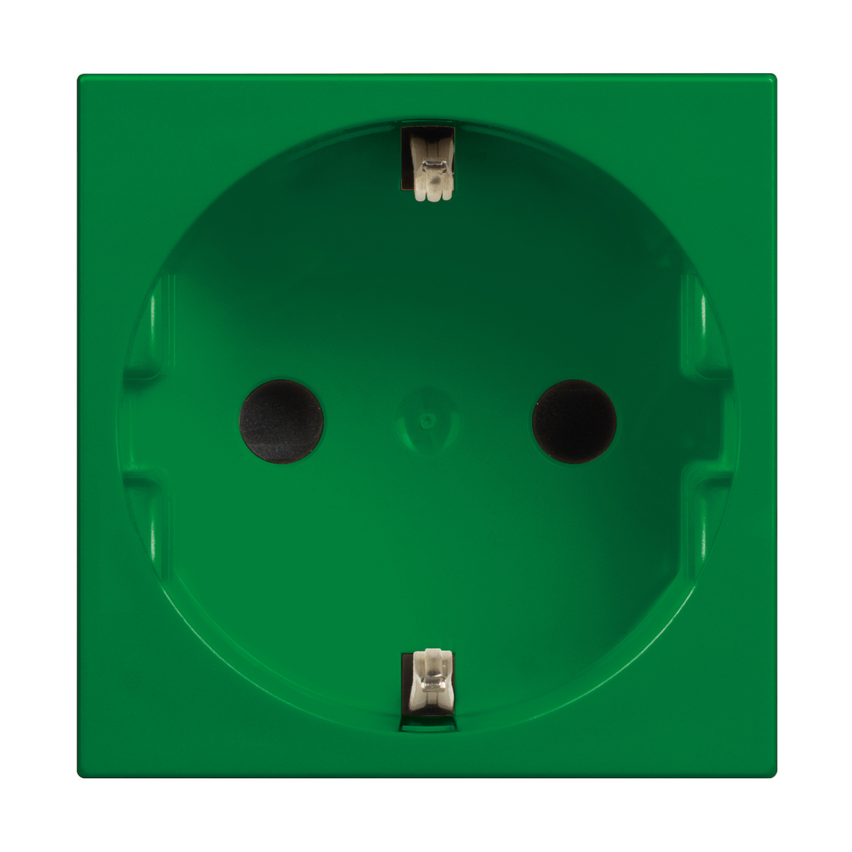 Classia: 2M uticnica 2P+E 16A, 250V, sa zastitom od slucajnog dodira, Nem.std., zelena