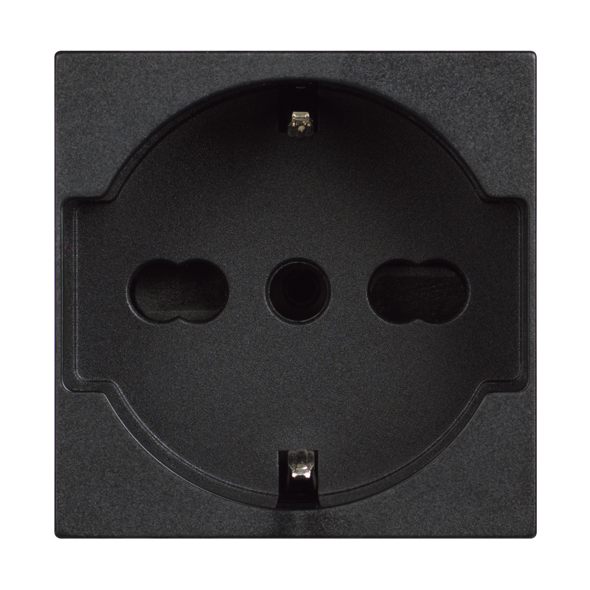 Classia: 2M uticnica 2P/2P+E, 10-16A, Nem/Ital. std., crna