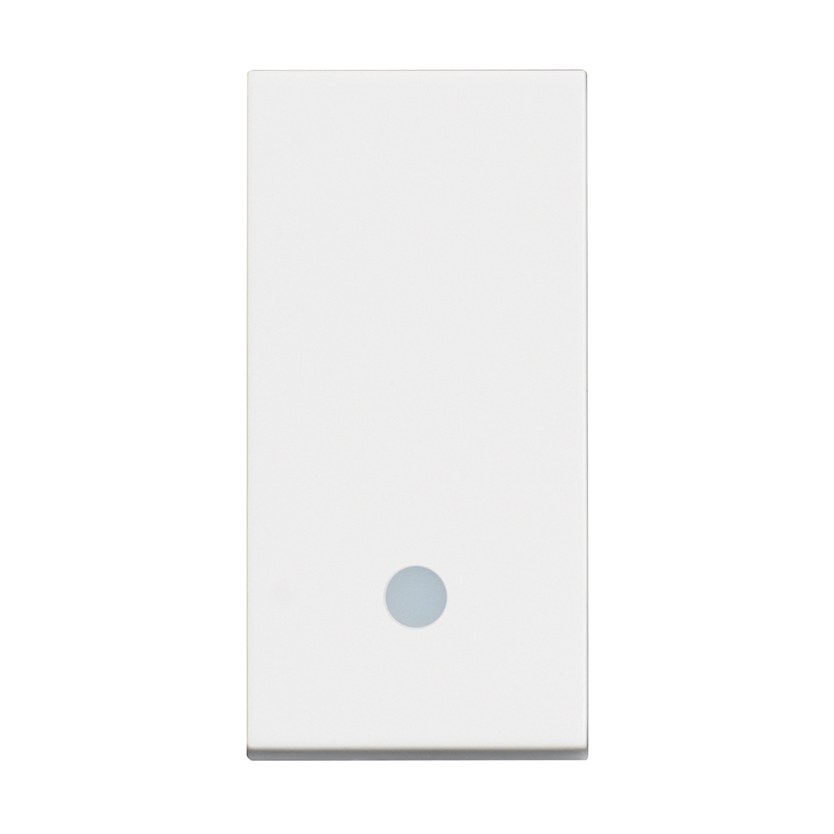 Classia: prekidac obican 1M, 10A, osvetljen, sa led sijalicom 230V , bela