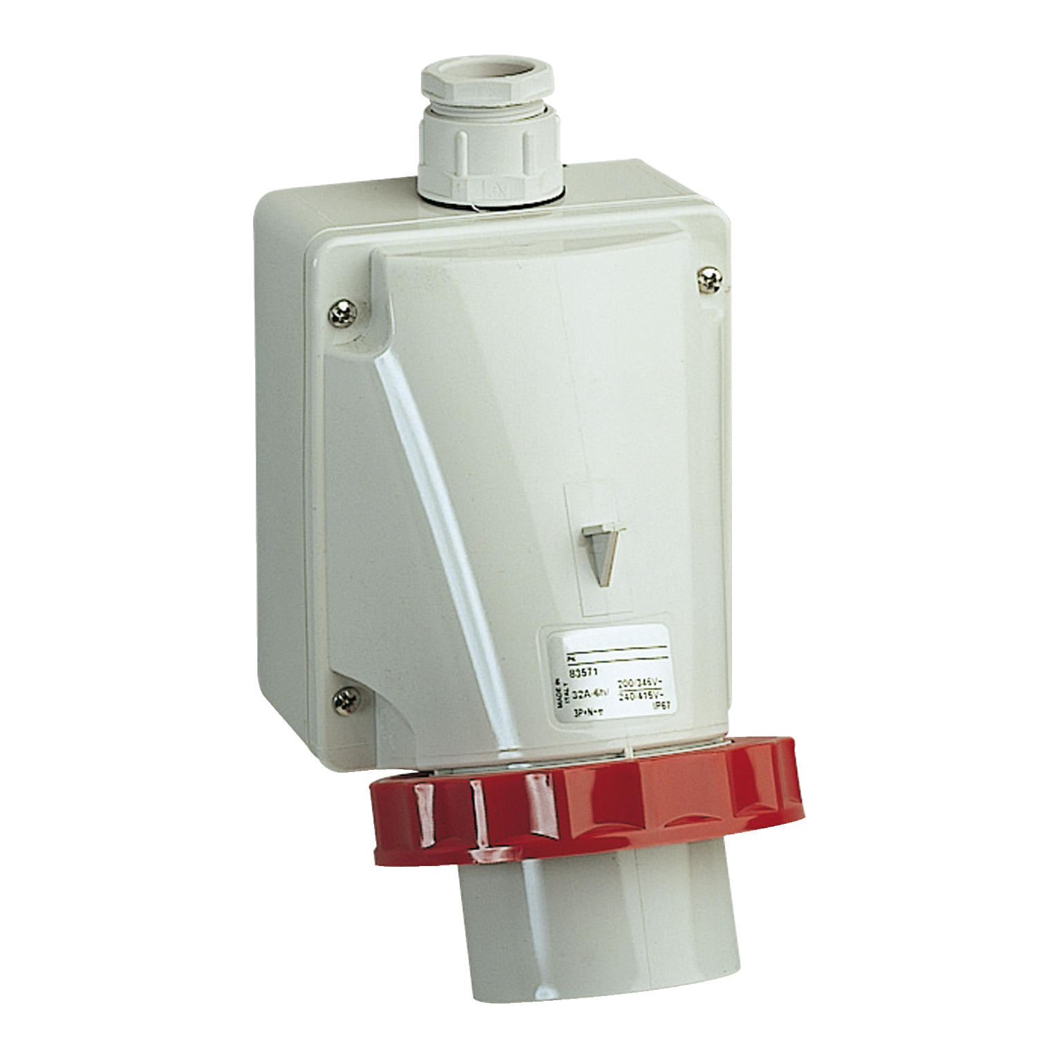 UTIKAČ ZIDNI 16A 3P-E 380-415V IP67