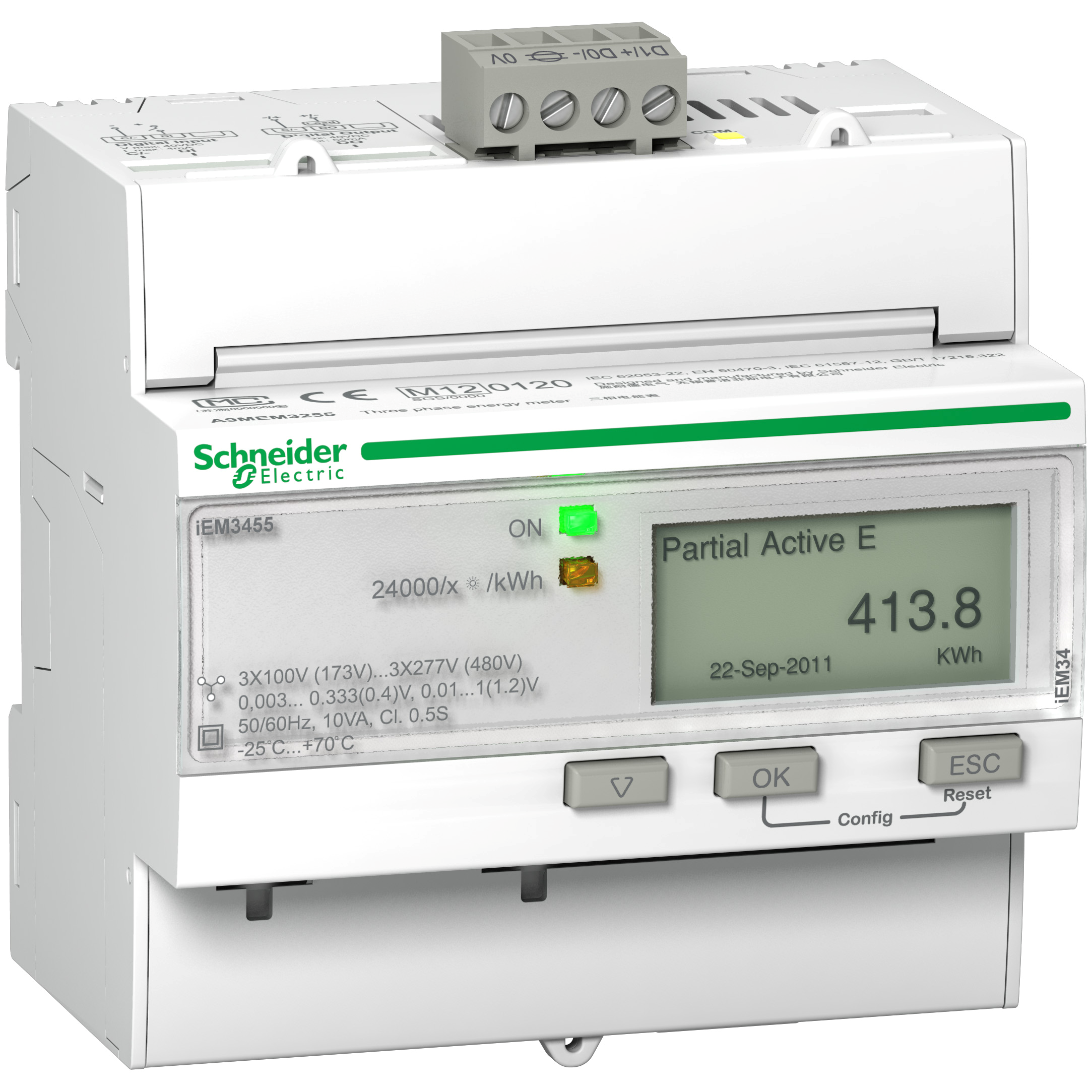 MULTIMETAR 3P+N LVCT 4TAR. MODBUS 