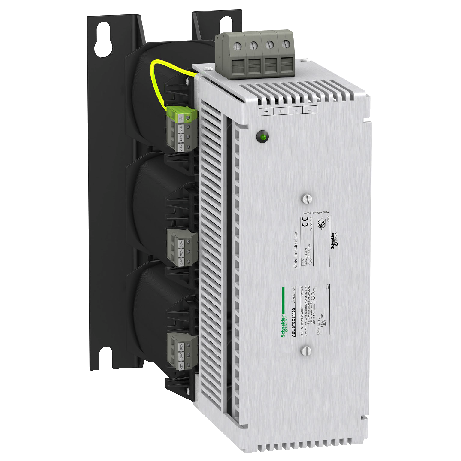 Ispravljac - filtrirani trofazni 3x380/400/420VAC/24V DC: 960W, 40A