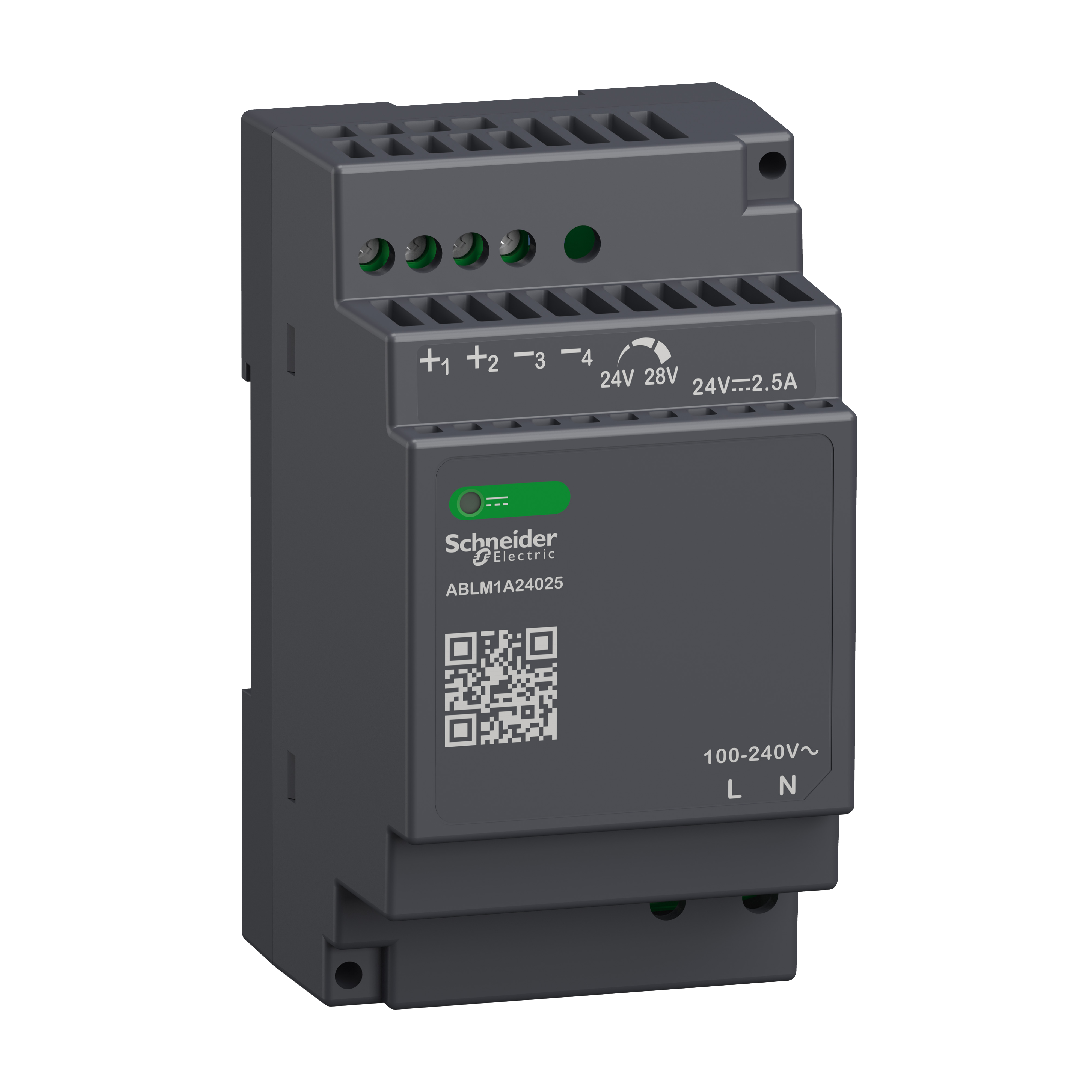 ABLM: monofazno napajanje - regulisani prekidacki DC izvor, modularni, 100...240VAC/24V DC: 60W, 2.5A