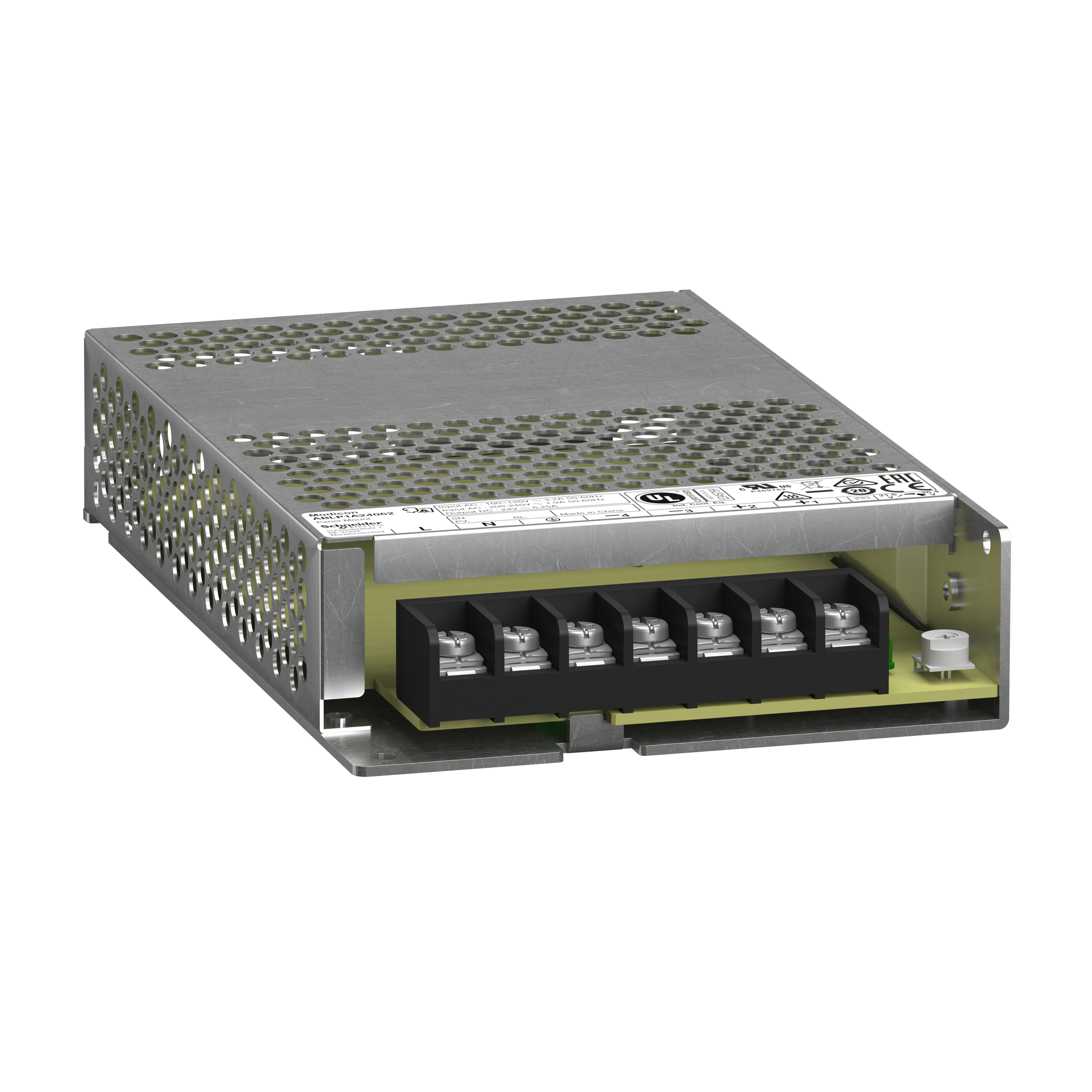 ABLP: monofazno napajanje - regulisani prekidacki DC izvor, 100...240VAC/24V DC: 150W, 6.2A, montaza na plocu