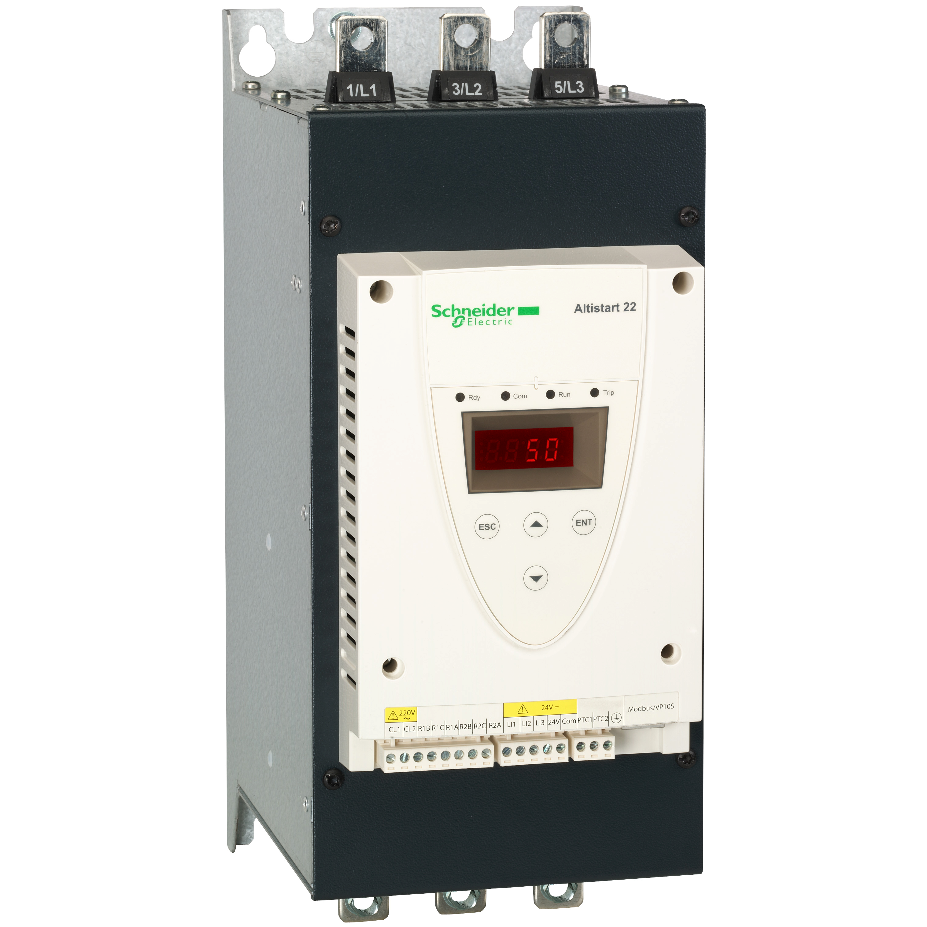 Soft start/soft stop, P=55kW, Uc=400V AC, In=110A