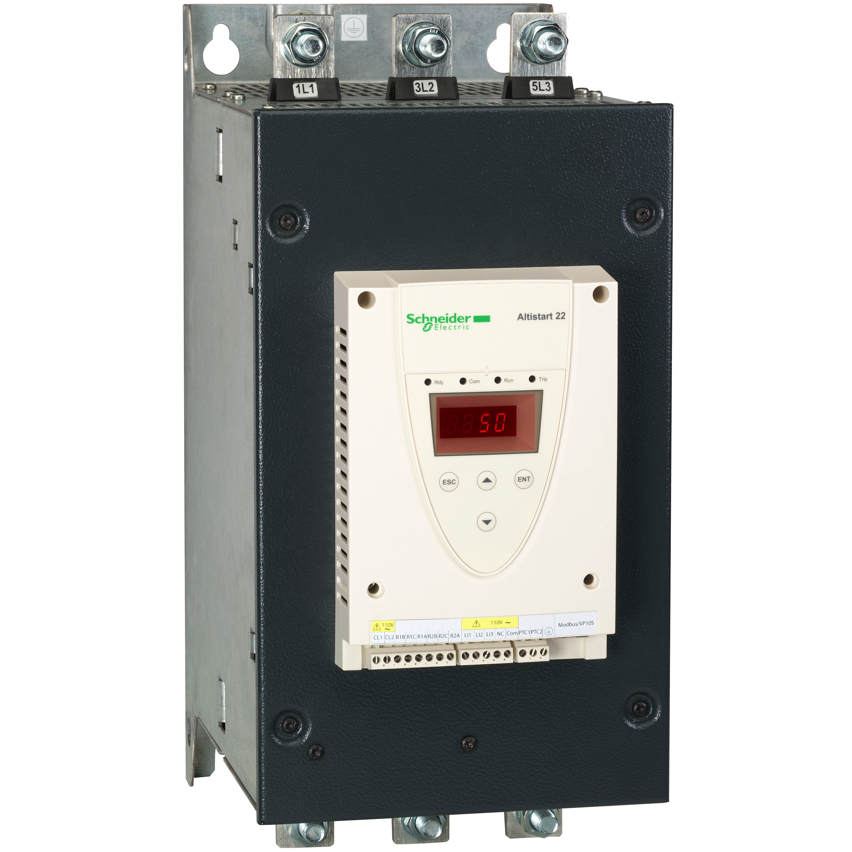Soft starter, P=110kW, Uc=400V AC, In=210A