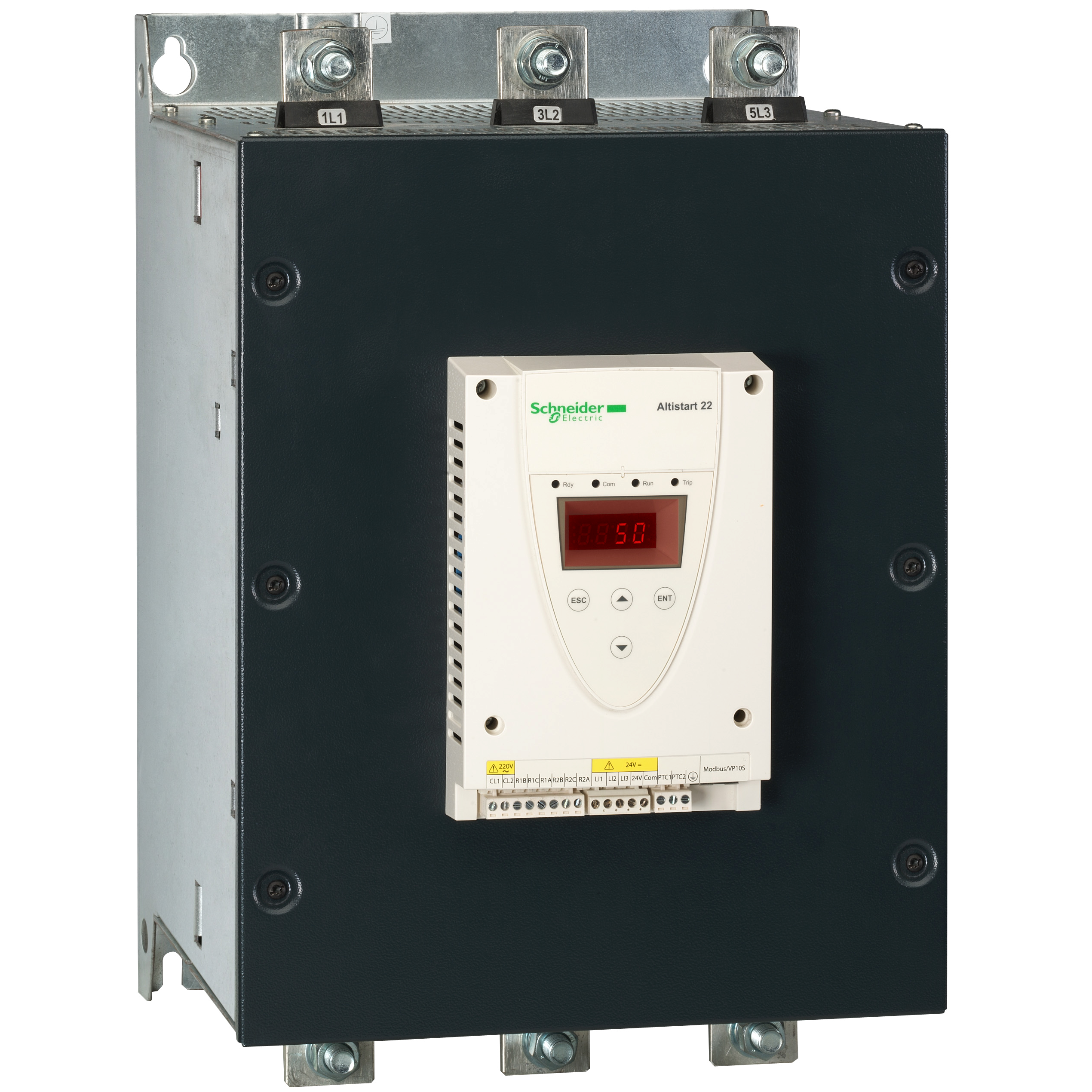 Soft starter, P=250kW, Uc=400V AC, In=480A
