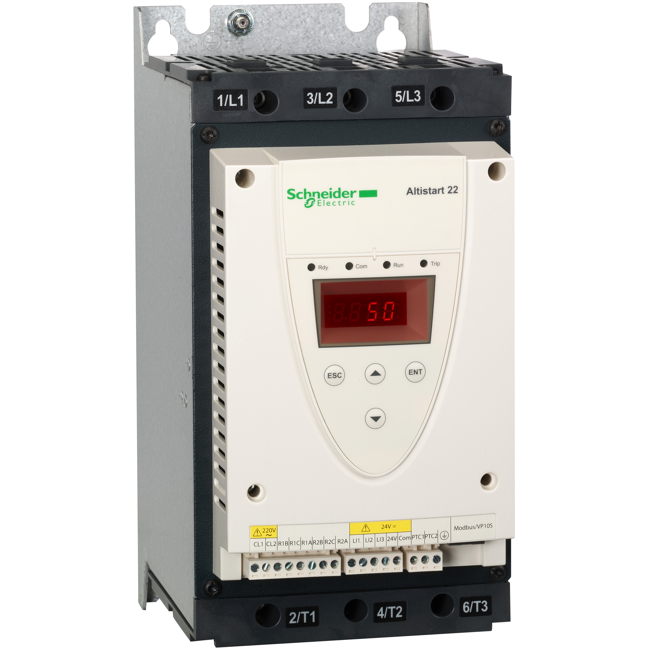 Soft start/soft stop, P=30kW, Uc=400V AC, In=62A