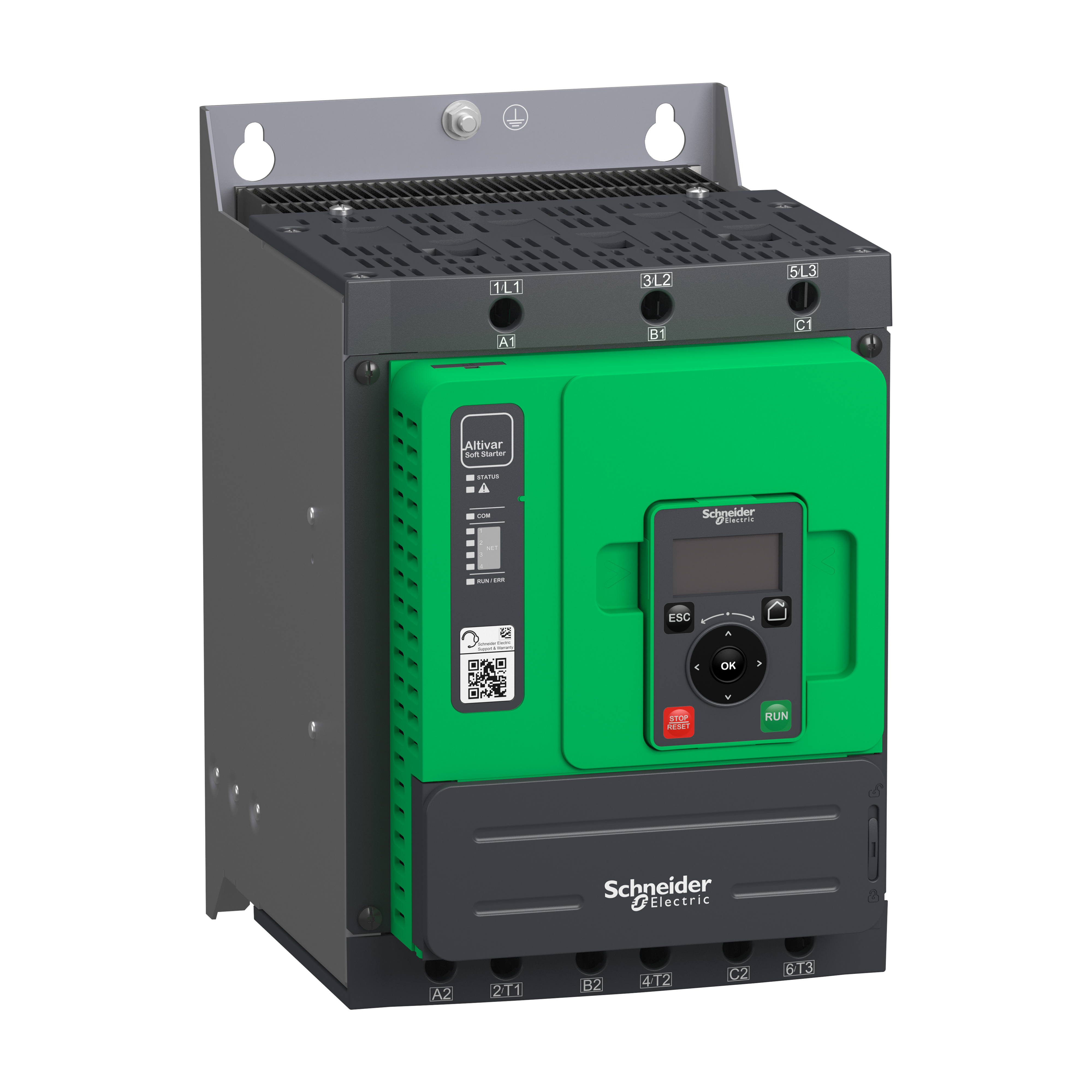 Altivar ATS480: soft starter, 110 A, 208...690V AC, napajanje upravljanja 110...230V AC