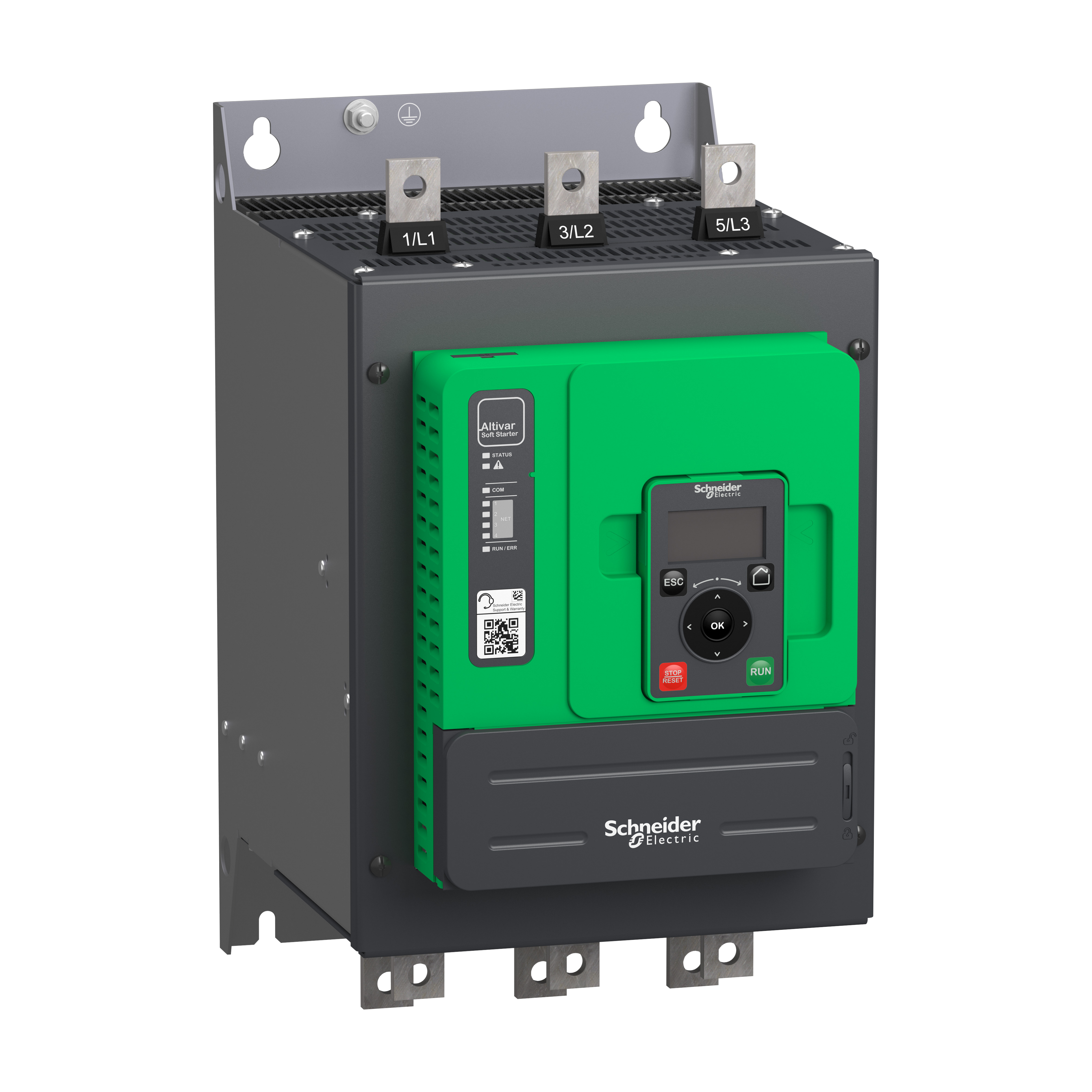 Altivar ATS480: soft starter, 170 A, 208...690V AC, napajanje upravljanja 110...230V AC