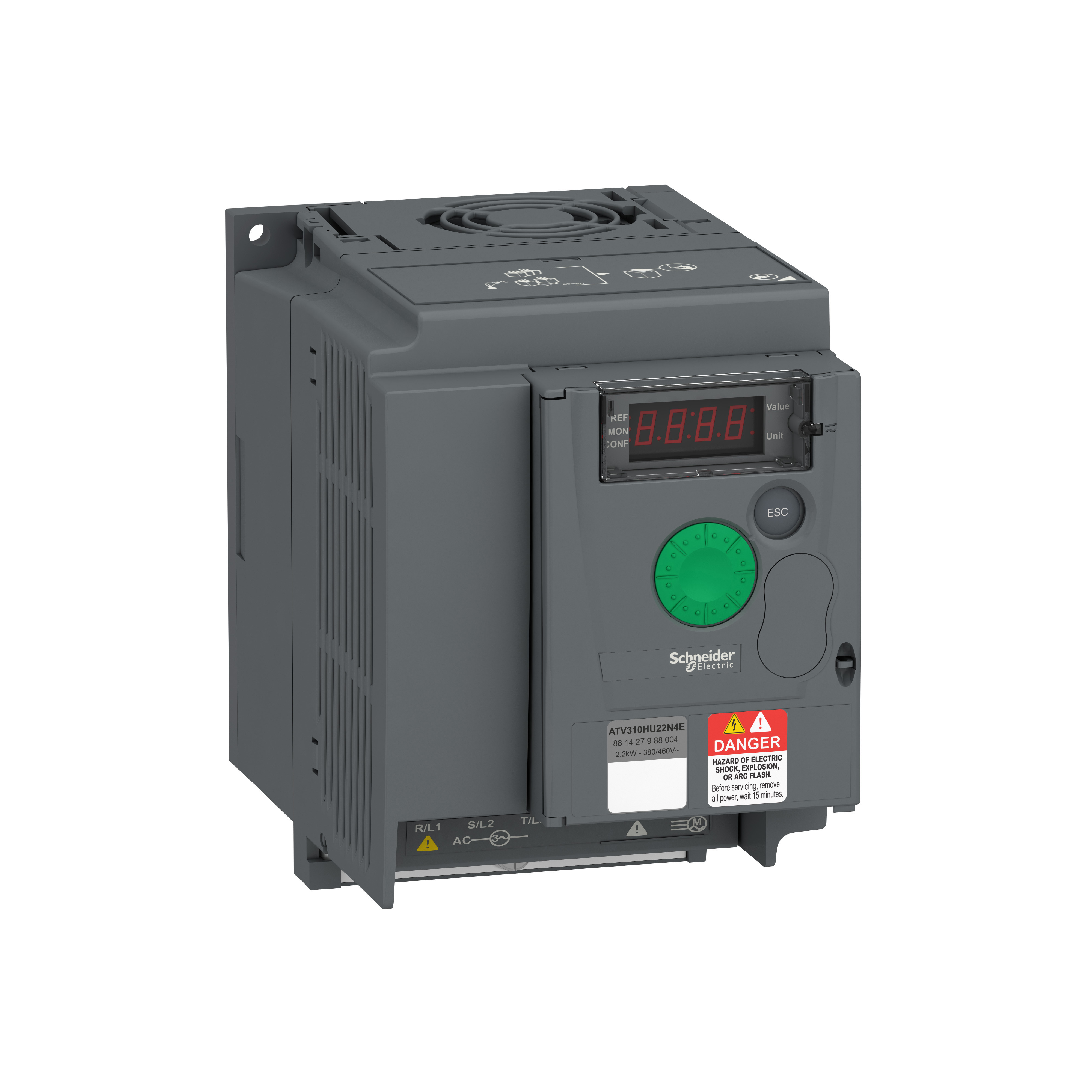 Easy Altivar 310: frekventni regulator brzine trofaznih asinhronih motora (P=2.2kW), 3F, 380...460V AC