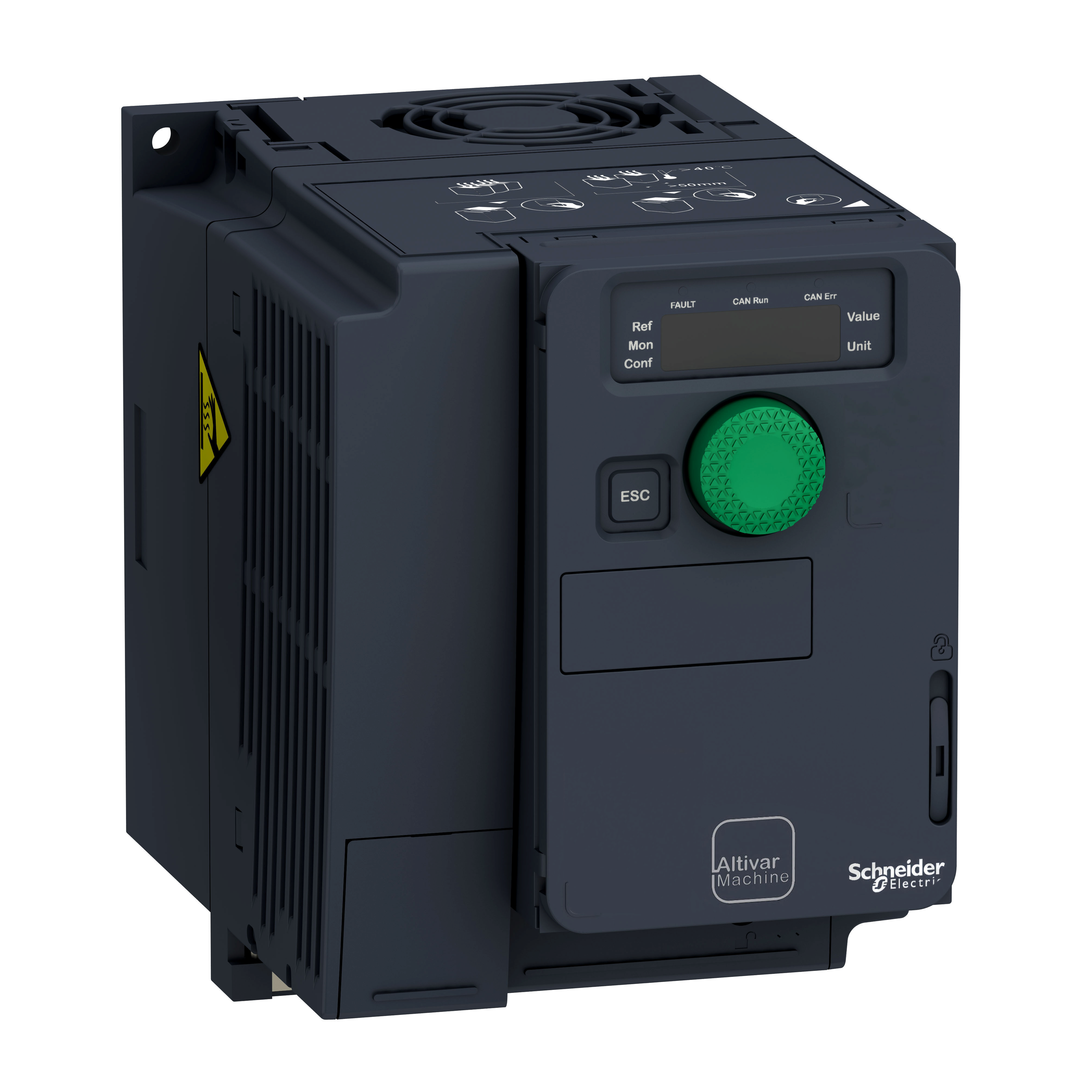 Altivar 320: frekventni regulator brzine trofaznih asinhronih motora (P=0.55kW), 3F, 380...500V AC, EMC filter klase C2, kompakt, IP20