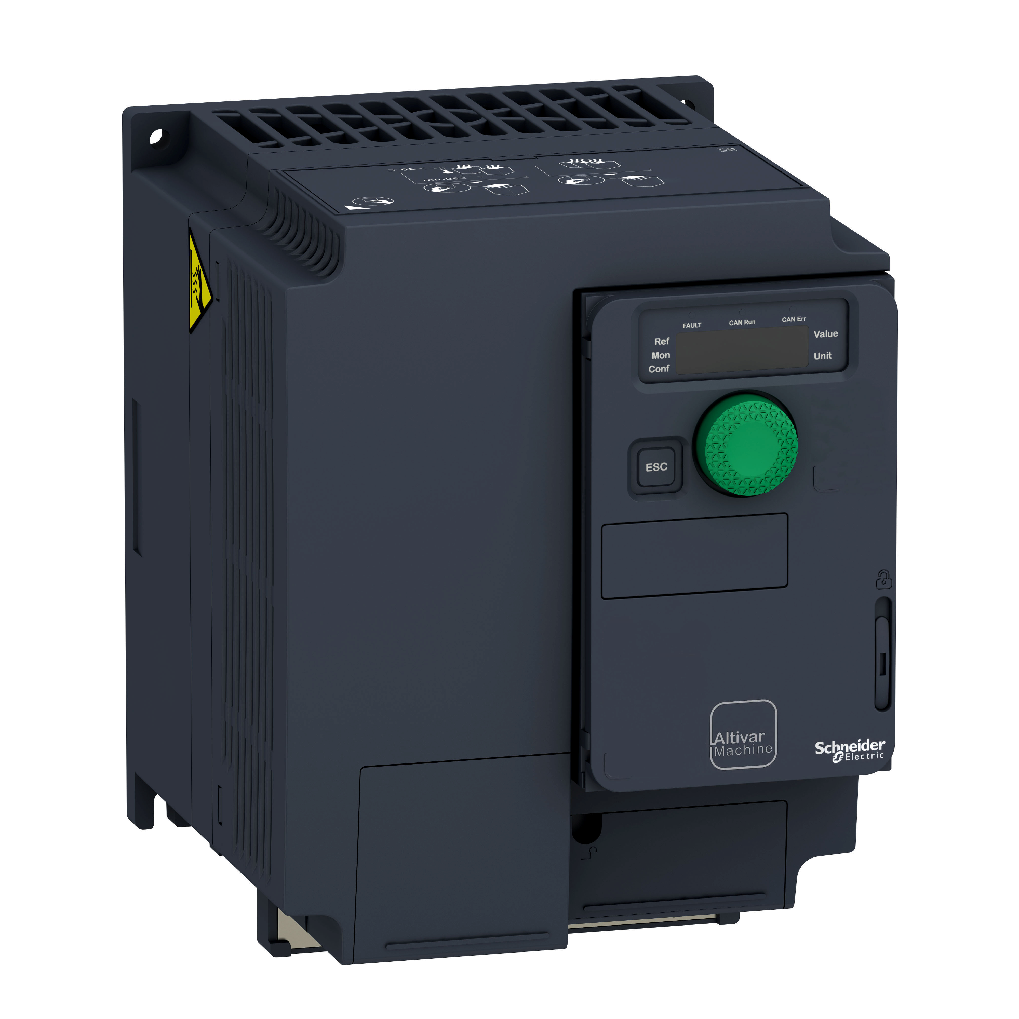 Altivar 320: frekventni regulator brzine trofaznih asinhronih motora (P=2,2kW), 3F, 380...500V AC, EMC filter klase C2, kompakt, IP20