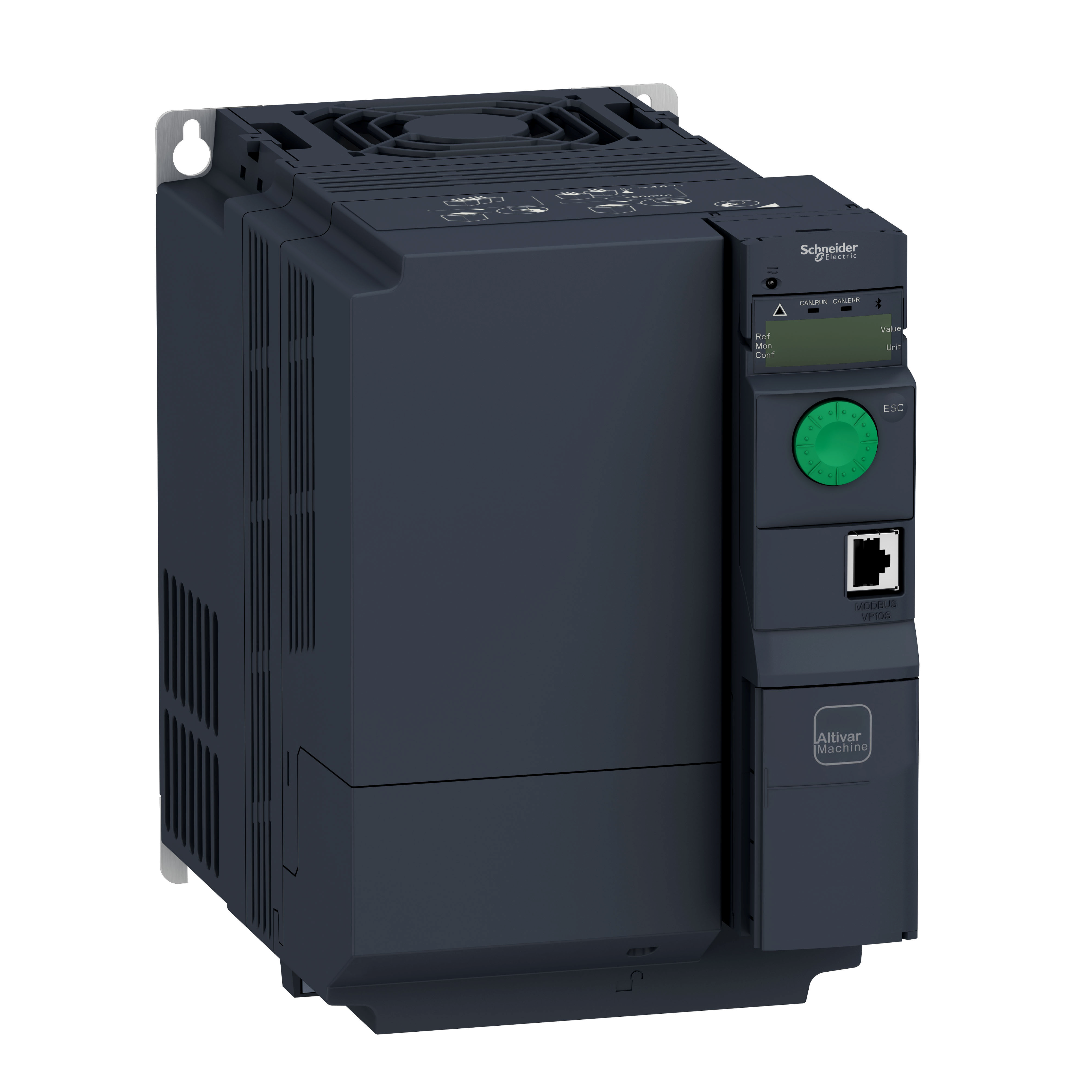 Altivar 320: frekventni regulator brzine trofaznih asinhronih motora (P=5.5kW), 3F, 380...500V AC, EMC filter klase C2, book, IP20