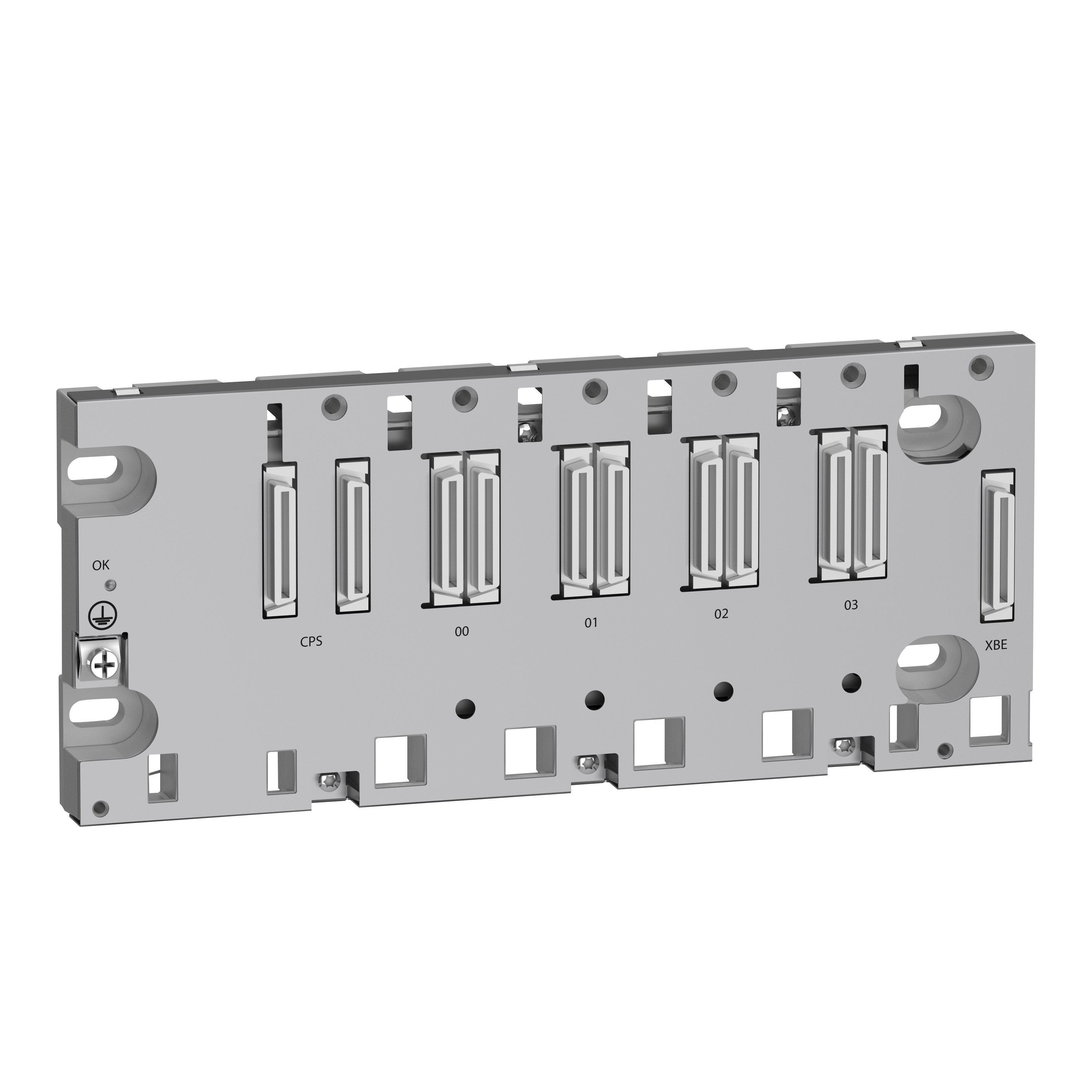 4 slots Ethernet backplane for PAC M580 and M340